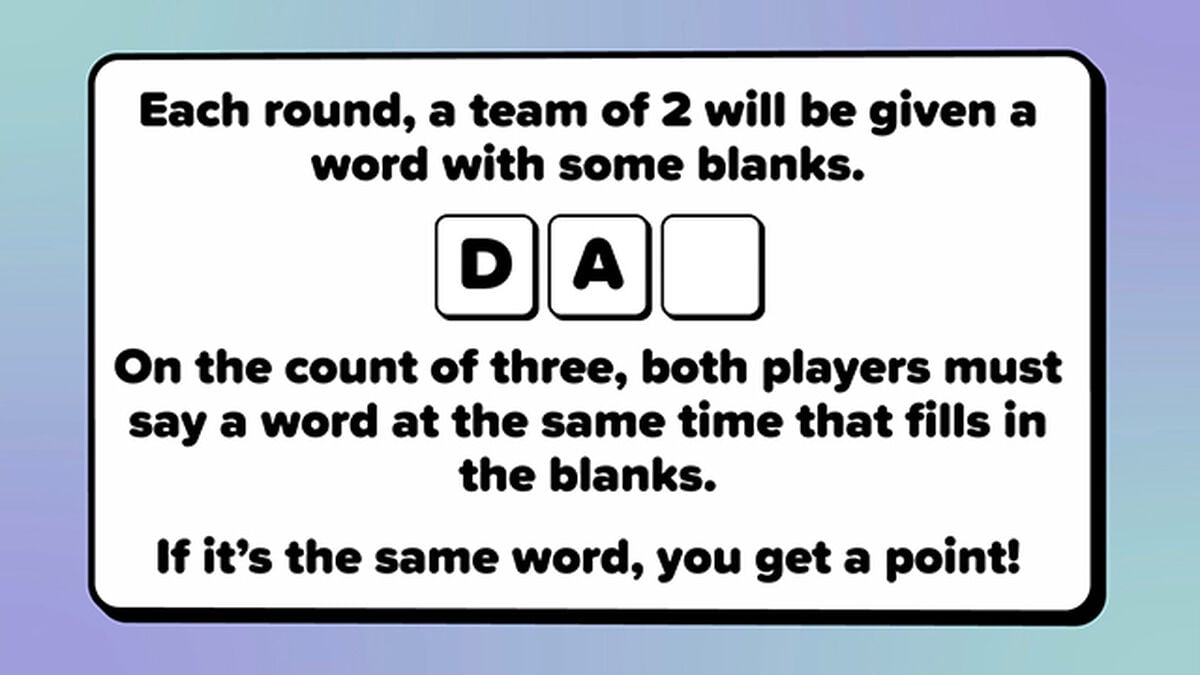The Blank Game image number null